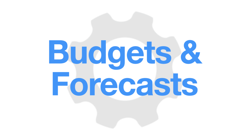 Budgets & Forecasts